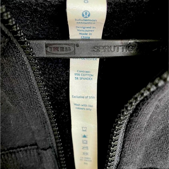 Lululemon Scuba Hoodie Size 8 black - Picture 4 of 6